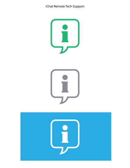 iChat tech support logos